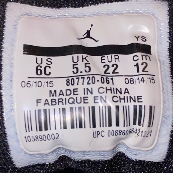 NIKE AIR JORDAN DELUXE BT TODDLER SNEAKERS SZ 5C - Picture 5 of 6